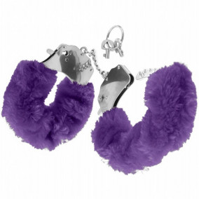 Наручники металл с фиолетовым мехом Original Furry Cuffs Наручники металл с фиолетовым мехом Original Furry Cuffs