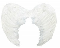 Крылья ангела перьевые 60 х 50 см белые