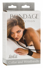 Ошейник с наручниками Bondage Collection Collar and Wristbands One Size Ошейник с наручниками Bondage Collection Collar and Wristbands One Size