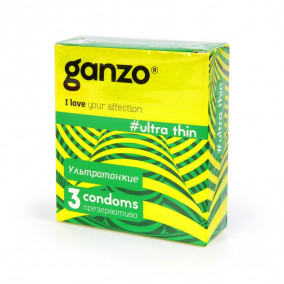 Презервативы Ganzo Ultra thin №3 Презервативы Ganzo Ultra thin №3