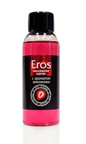 Масло для эротического массажа «Eros sweet» (с ароматом земляники) 50 мл 