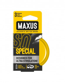 Презервативы точечно-ребристые MAXUS Special №3 Презервативы точечно-ребристые MAXUS Special