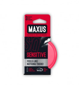 Презервативы ультратонкие MAXUS Sensitive №3 Презервативы ультратонкие MAXUS Sensitive