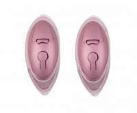Вибромассажер-вставки в бюстгалтер Доки-Доки, для стимуляции груди, сосков (розовый)