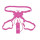 Стимулятор клитора на ремнях BUTTERFLY LOVER с вибрацией розовый - Стимулятор клитора на ремнях BUTTERFLY LOVER с вибрацией розовый