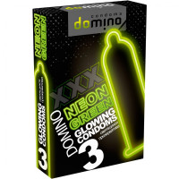 Презервативы Domino Neon Green светящиеся 3шт