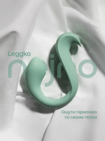 Виброяйцо Нежно "Легко" с приложением, фисташковый 