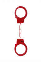 Металлические наручники Beginner's Handcuffs Red