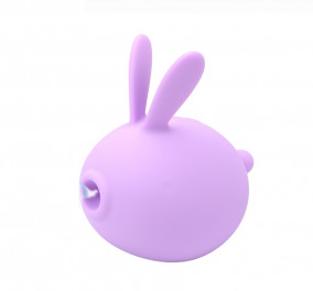 Вакуумный стимулятор клитора Kiss Toy &quot;KK&quot; purple милый и нежный зайчик - идеальный подарок для любимой!