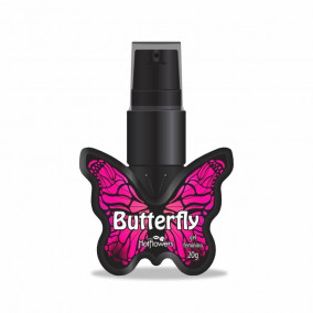 Возбуждающий клиторальный гель BUTTERFLY со вкусом вишни Клиторальный гель BUTTERFLY со вкусом вишни это потрясающее средство, которое возбуждает, поднимая женский оргазм на новые высоты. Легкое покалывание и вибрирующий эффект вызывают приятные мурашки по всему телу. А тонкий вкус спелой и сладкой вишни добавит еще больше страсти в поцелуй и оральные ласки.